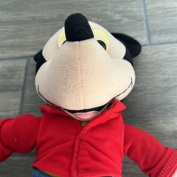 Mickey Mouse in Jean trousers. Sits on a shelf. 15” - Picture 2 of 3